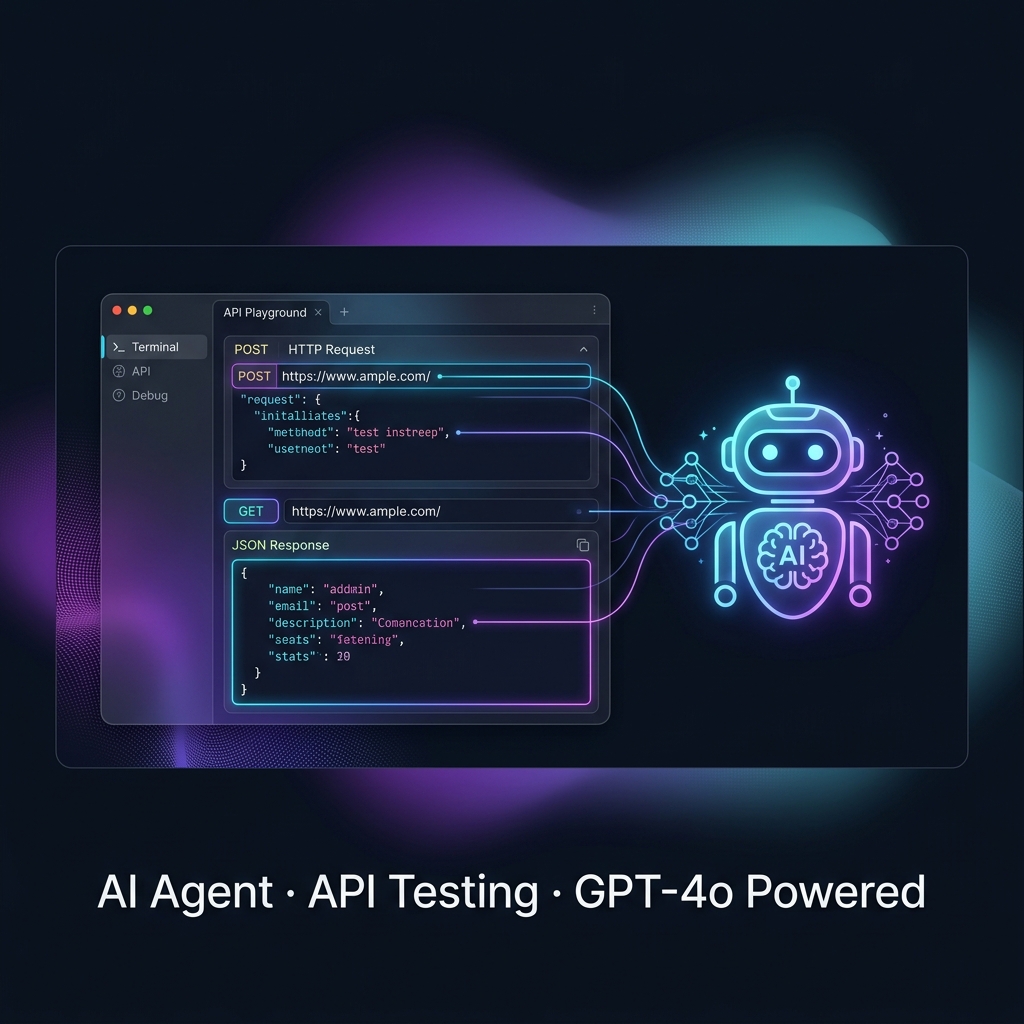 API Playground AI Agent powered by GPT-4o auto-building and debugging API requests in the browser